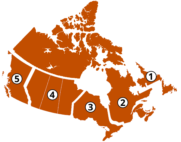 Map of Canada