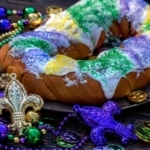 King cake for Mardi Gras.