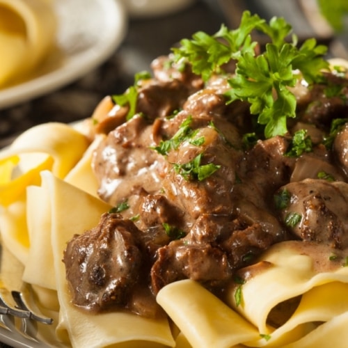 Homemade Beef Stroganoff Recipe