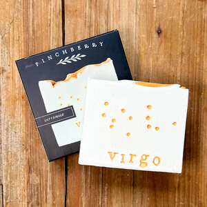 Virgo zodiac sign soap.