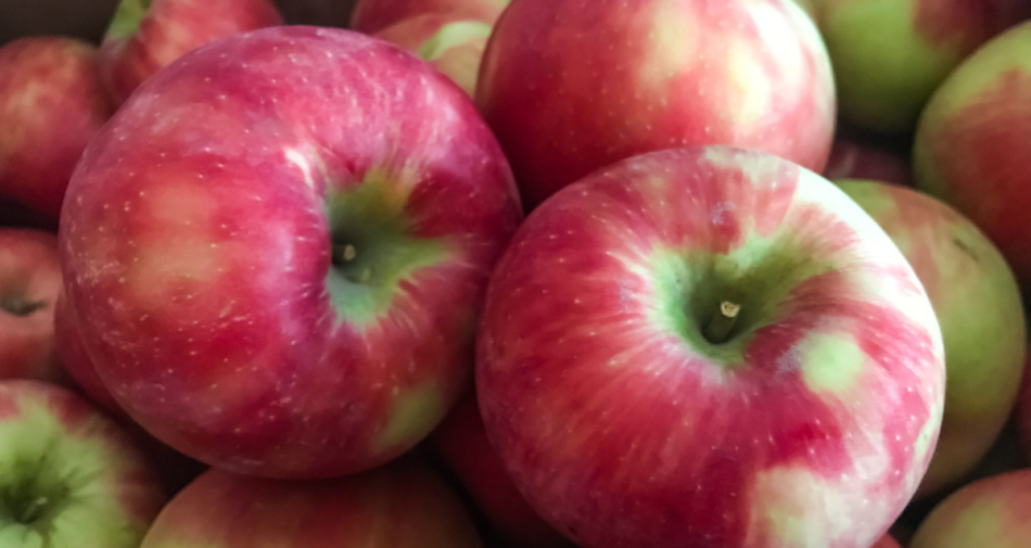 Honey crisp apples are crips with a tart yet sweet flavor.