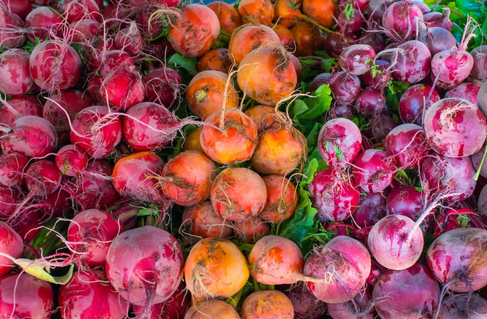 Colorful Beets from the Farmer's Market.