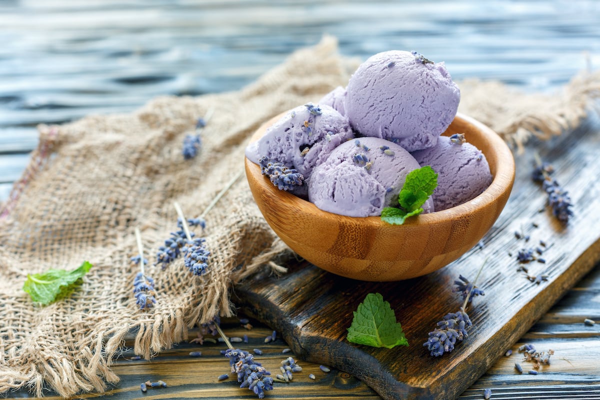 Lavender Ice Cream Farmers' Almanac Plan Your Day. Grow Your Life.