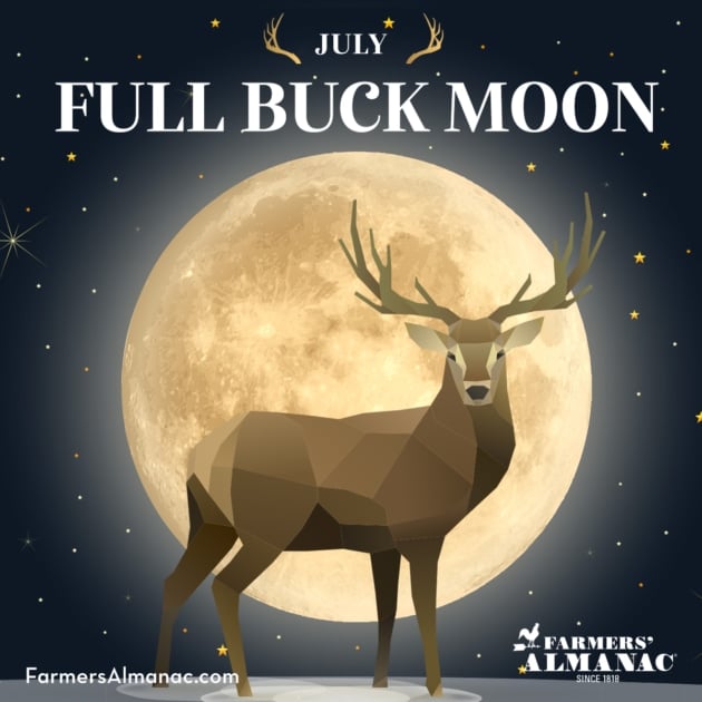 July's Full Buck Moon.