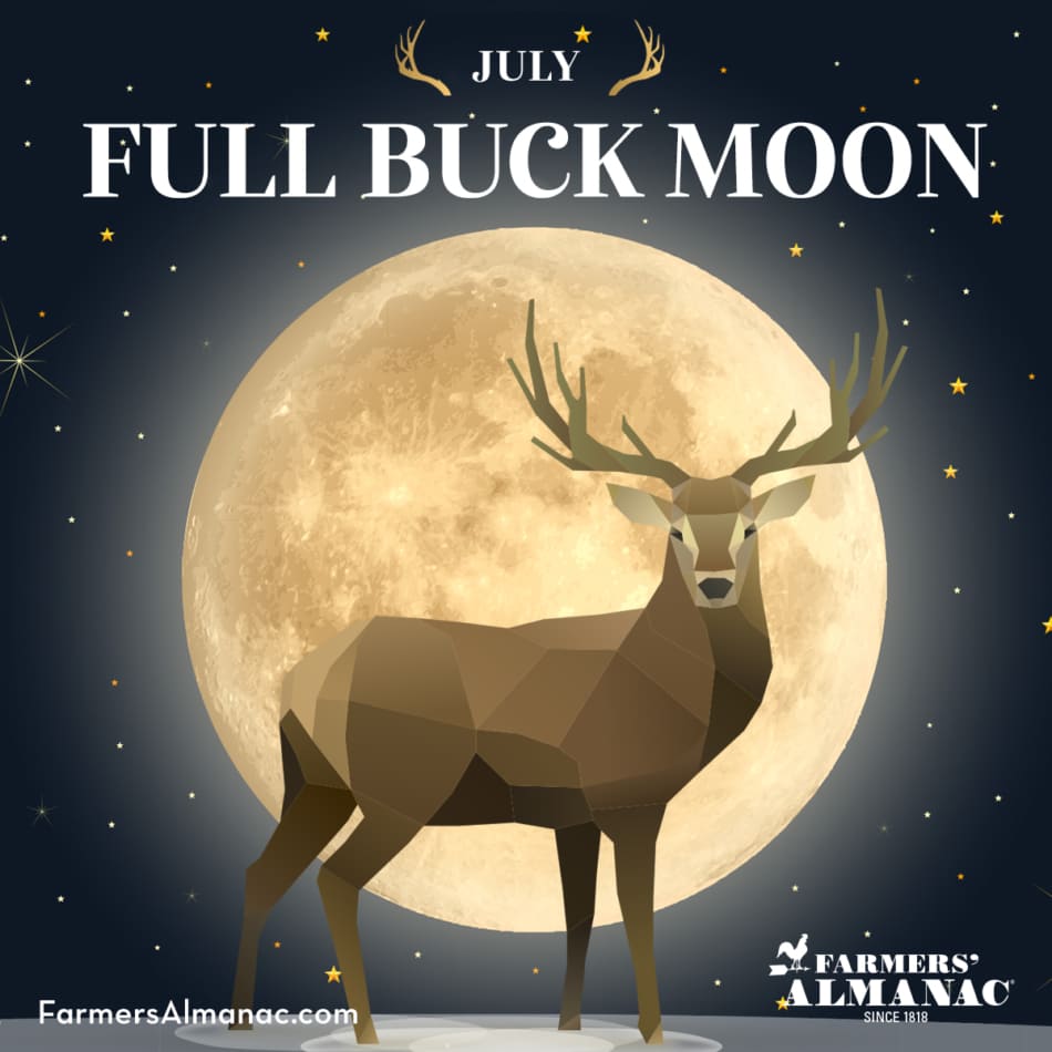 July's Full Buck Moon.