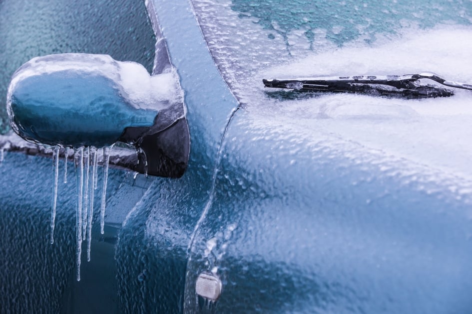 Frozen Car - Car door