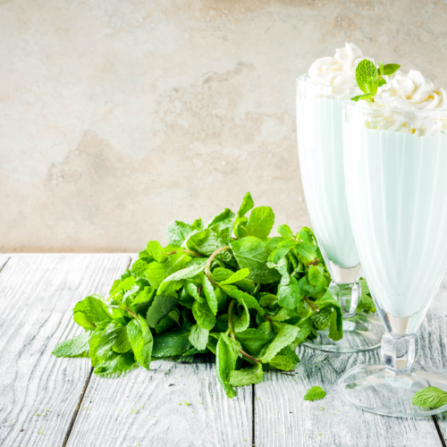 Shamrock mint shake.