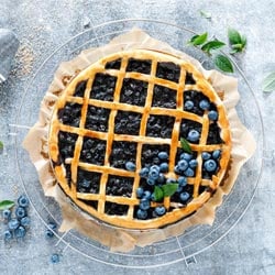 Wild Maine Blueberry Pie