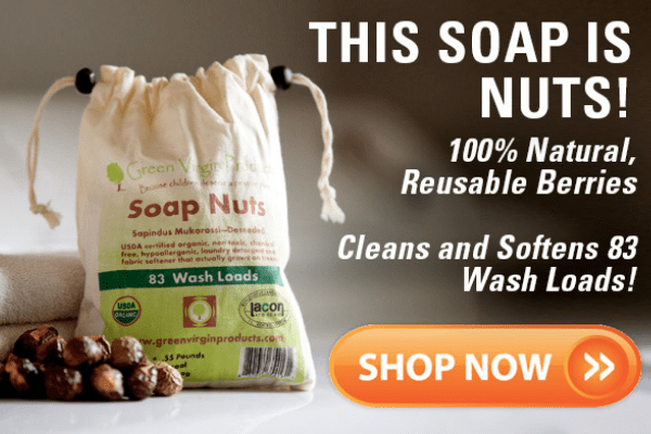 Soap nuts ad for store