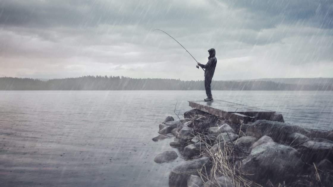 5 Tips for Fishing in the Rain Farmers' Almanac