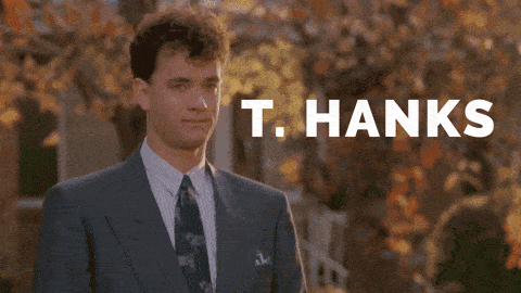 Tom Hanks Waving Meme GIF.