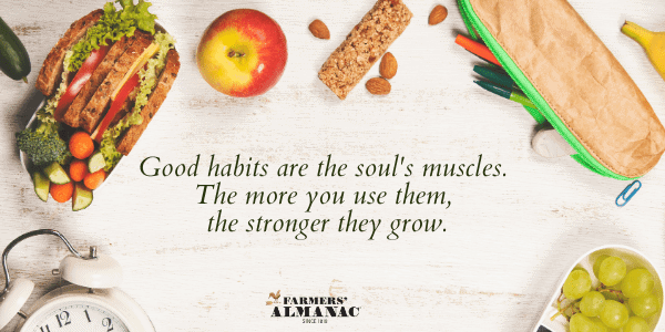 Good habits are the soul’s muscles. The more you use them, the stronger they grow.image preview