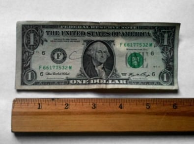 Banknote - United States one-dollar bill