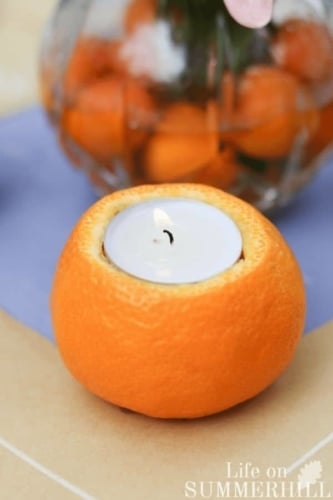 Create An Orange Tea Light image