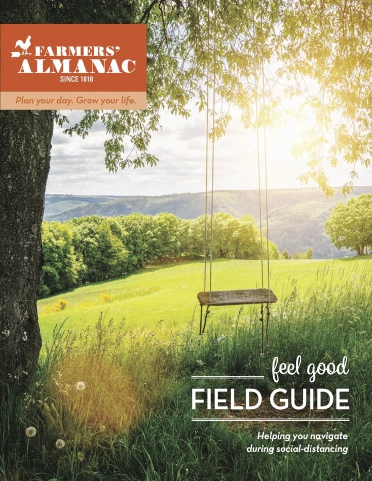 Feel Good Guide Cover from the Farmers' Almanac.