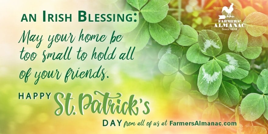 Irish Blessing: May your home be too small to hold all of your friends.image preview