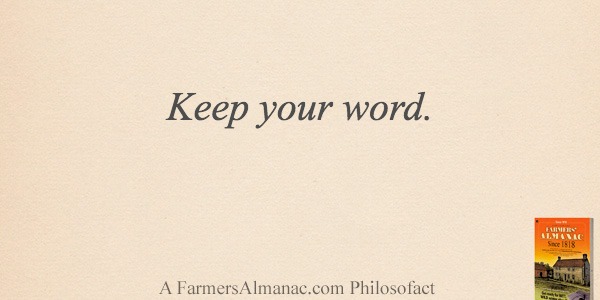 Keep your word.image preview
