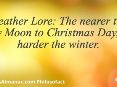 Weather Lore: The nearer the New Moon to Christmas Day, the harder the winter. featured image