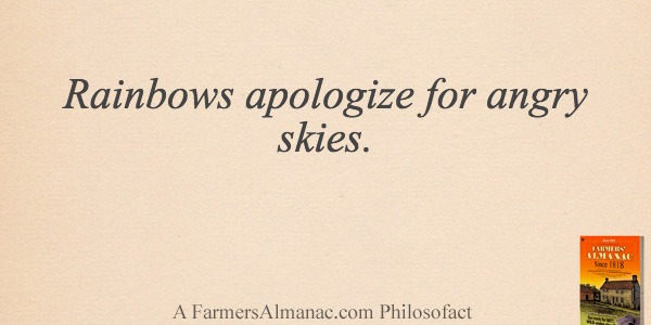 Rainbows apologize for angry skies.image preview