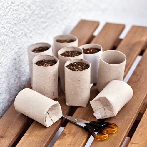 Make Seed Starters From TP Tubes!image preview