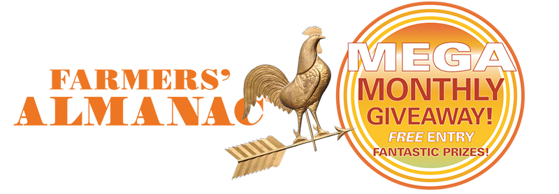 Farmers' Almanac Mega Monthly Contest Banner