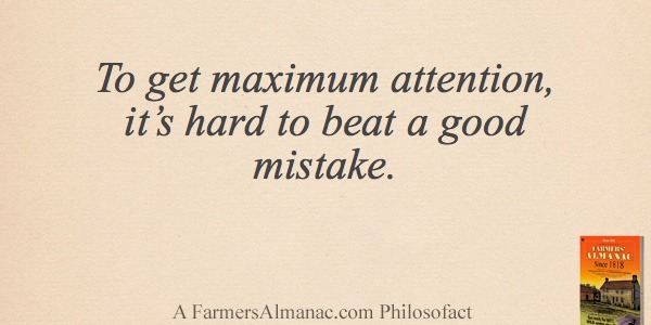 To get maximum attention, it’s hard to beat a good mistake.image preview