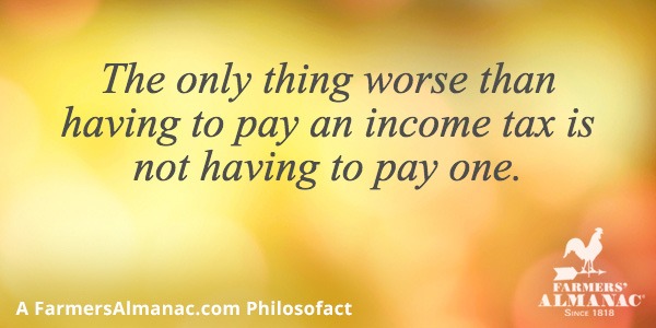 The only thing worse than having to pay an income tax is not having to pay one.image preview