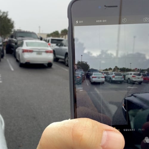 Never lose your car in a parking lot image