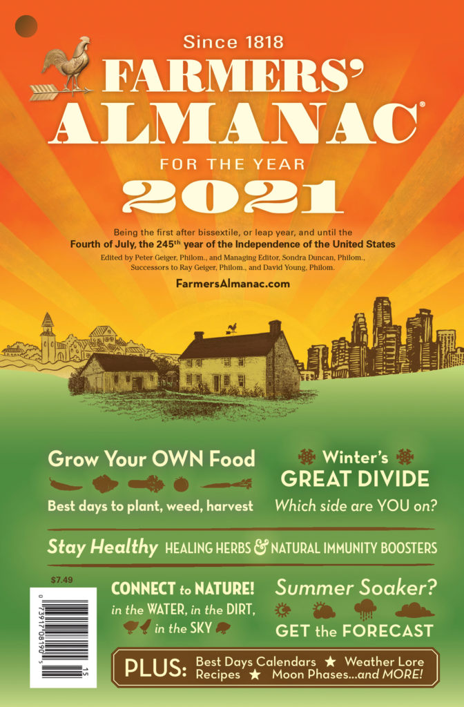 Farmers' Almanac Extended Forecast for Winter 2020-2021