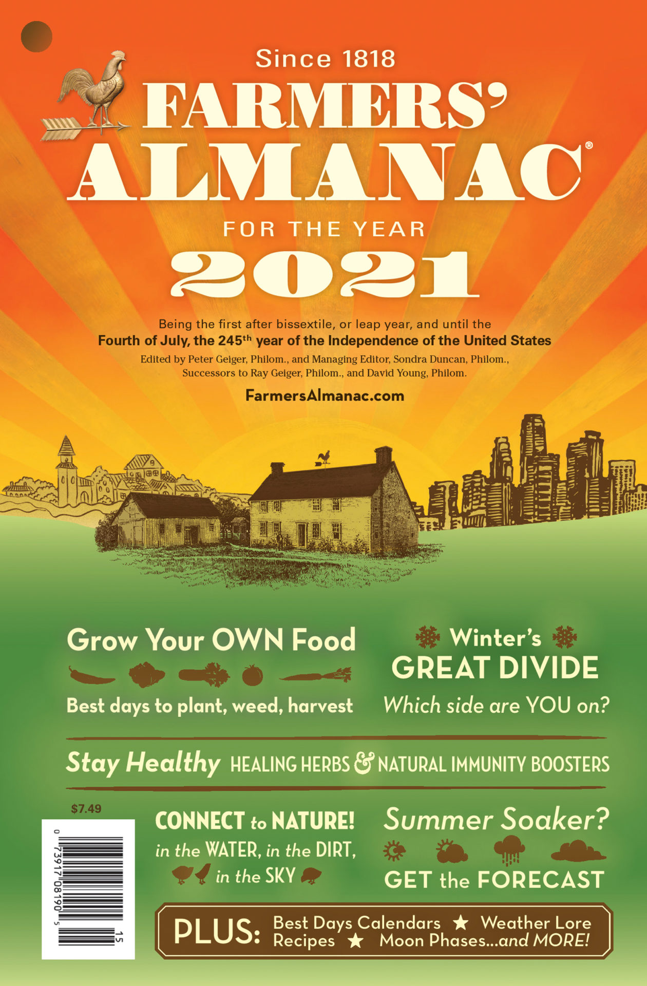 Farmers' Almanac Extended Forecast for Winter 20202021