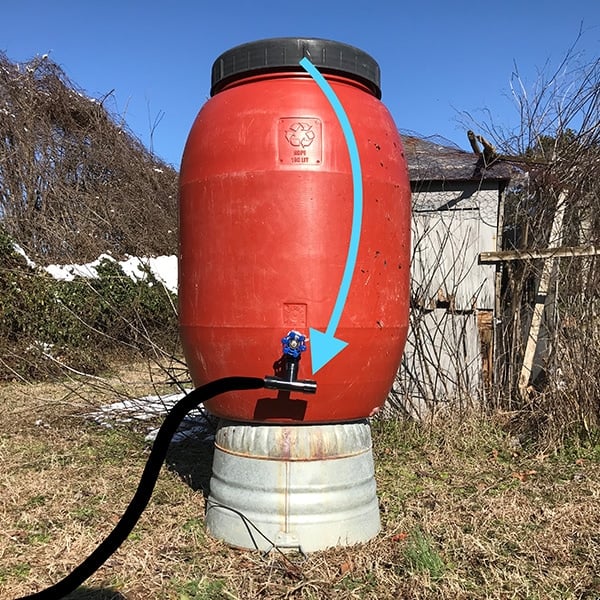 water source for an olla