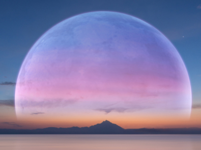 Pink Moon Farmers Almanac 1818 Image One