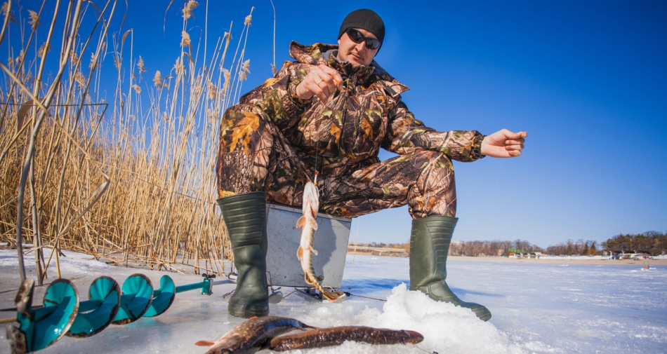 Got Ice Go Fish Farmers Almanac