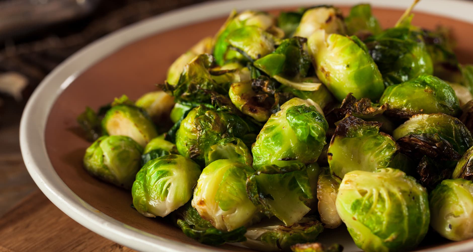 Brussels sprouts taste great with a little bit of balsamic vinegar. After growing and harvesting your own, try our recipe!