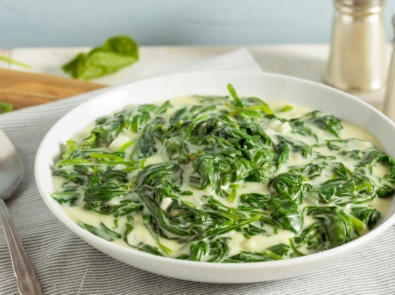 Creamed Spinach Recipe featured image