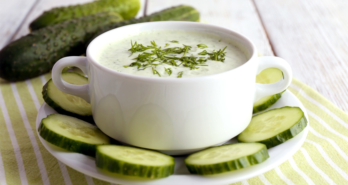 Cucumber soup - Tzatziki