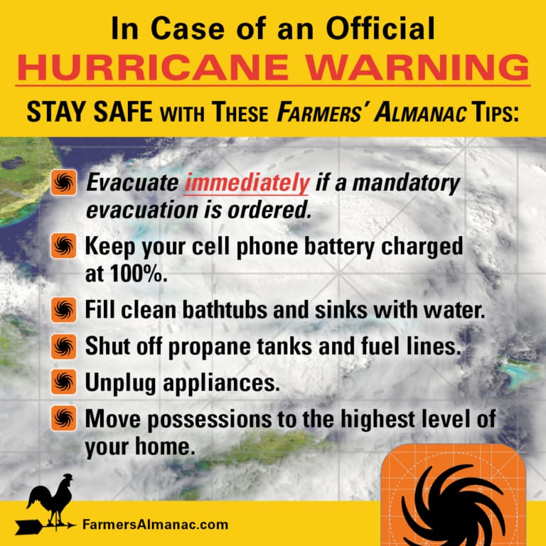 Are You Hurricane Ready? Important Safety Tips - Farmers' Almanac