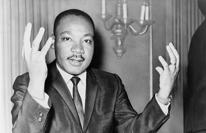 Martin Luther King Jr. during the Civil rights movement