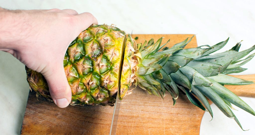 How to ripen a pineapple overnight.