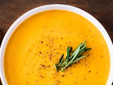 Roasted Pumpkin, Carrot, and Turmeric Soup featured image
