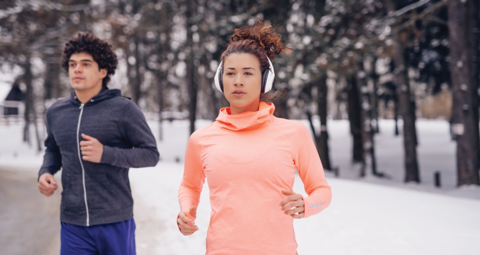 Beat the winter blues this season by jogging.