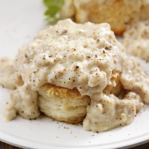 Biscuits and gravy - Sausage gravy