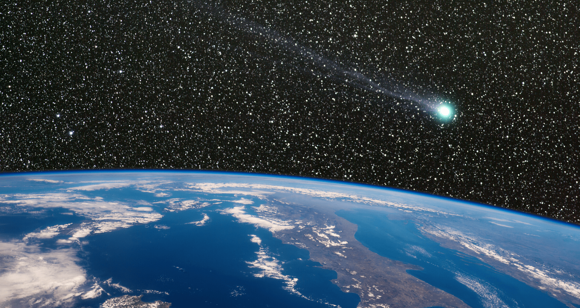 Comet Lovejoy over Italy
