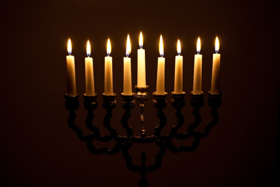 Hanukkah - Menorah, Hanukkah is the Festival of Lights.