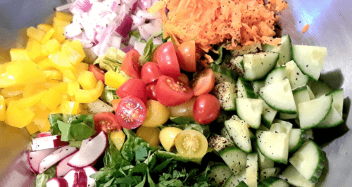 Greek salad - Fattoush