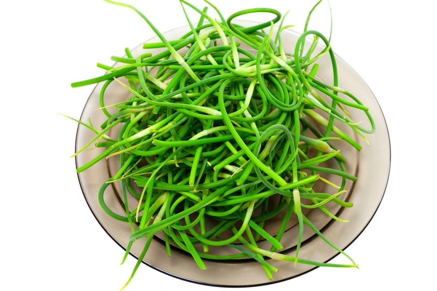 garlic scapes