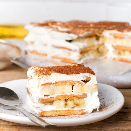 Banana icebox cake