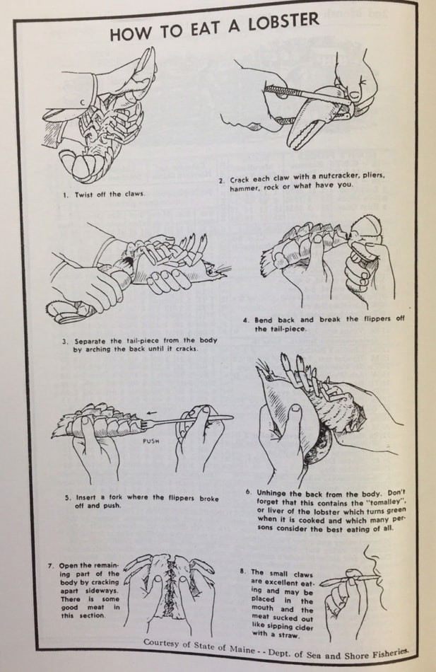 How to eat a lobster TUTORIAL by the Farmers' Almanac.