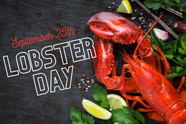 September 25th - Happy Lobster Day Poster.