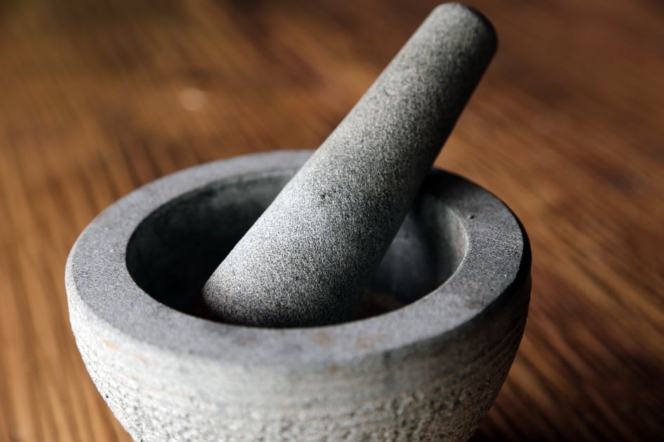 Mortar y Pestle